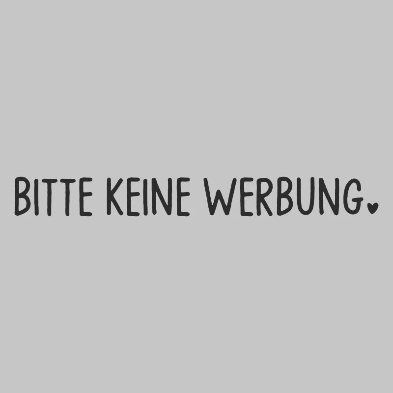 Bitte keine Werbung mit Herz