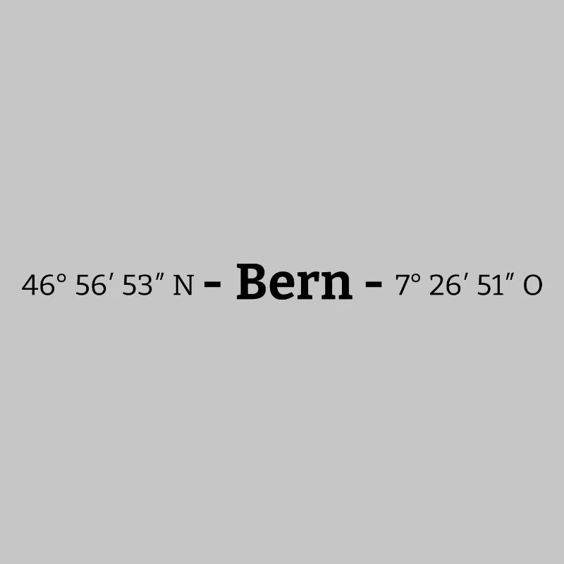 Coordinates Bern Switzerland