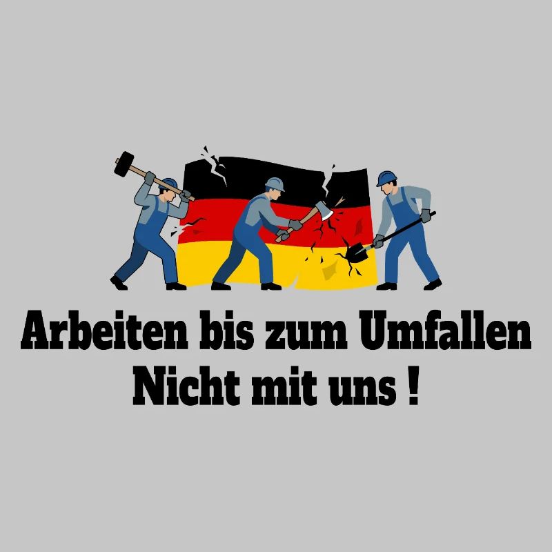 Arbeiten bis zum Umfallen