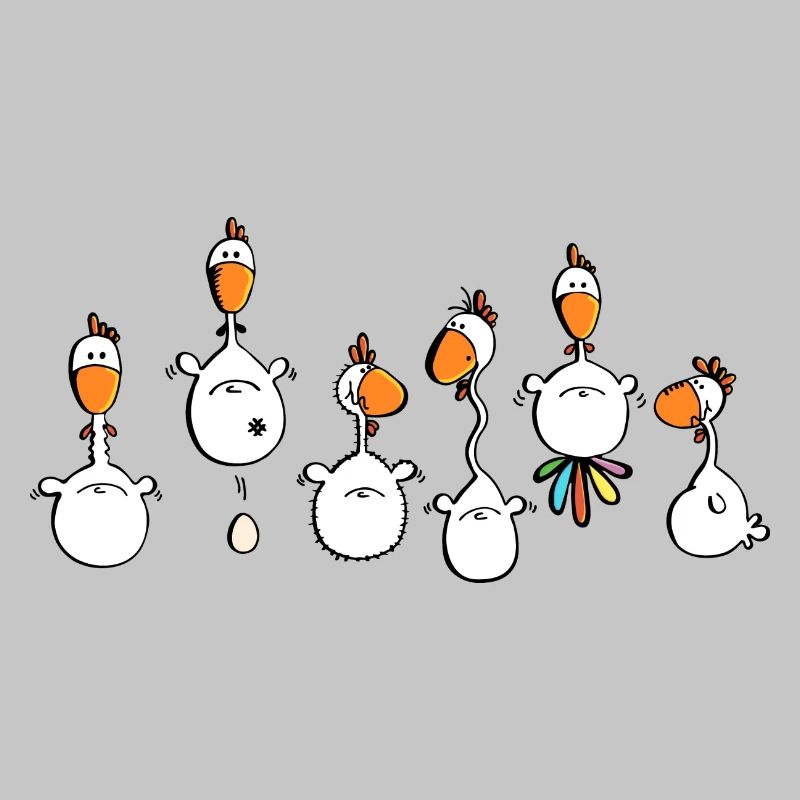Crazy Chickens - poule - poluets - coq
