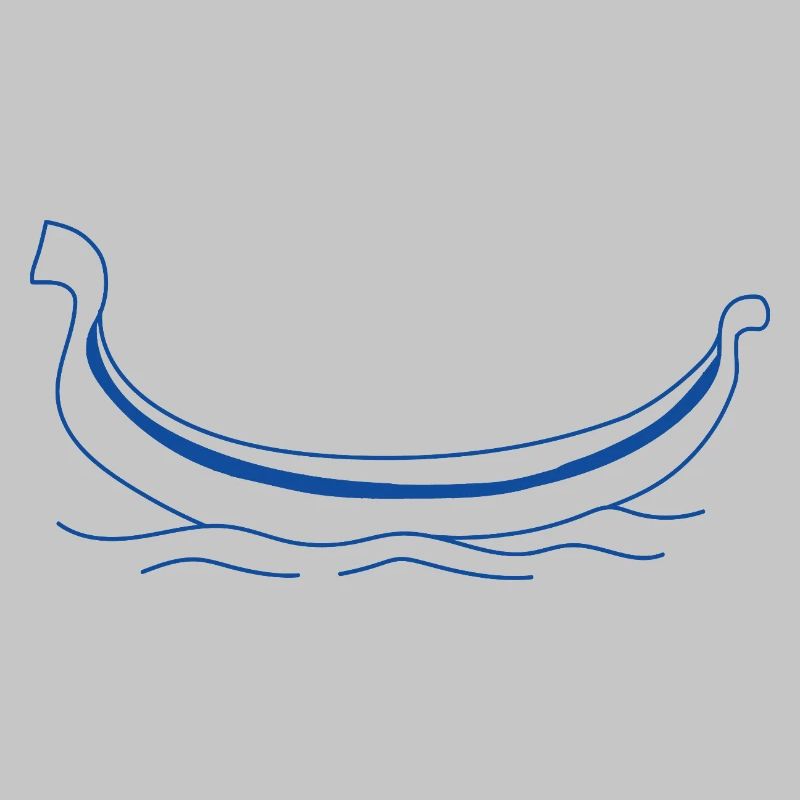 Typische venedische Gondel