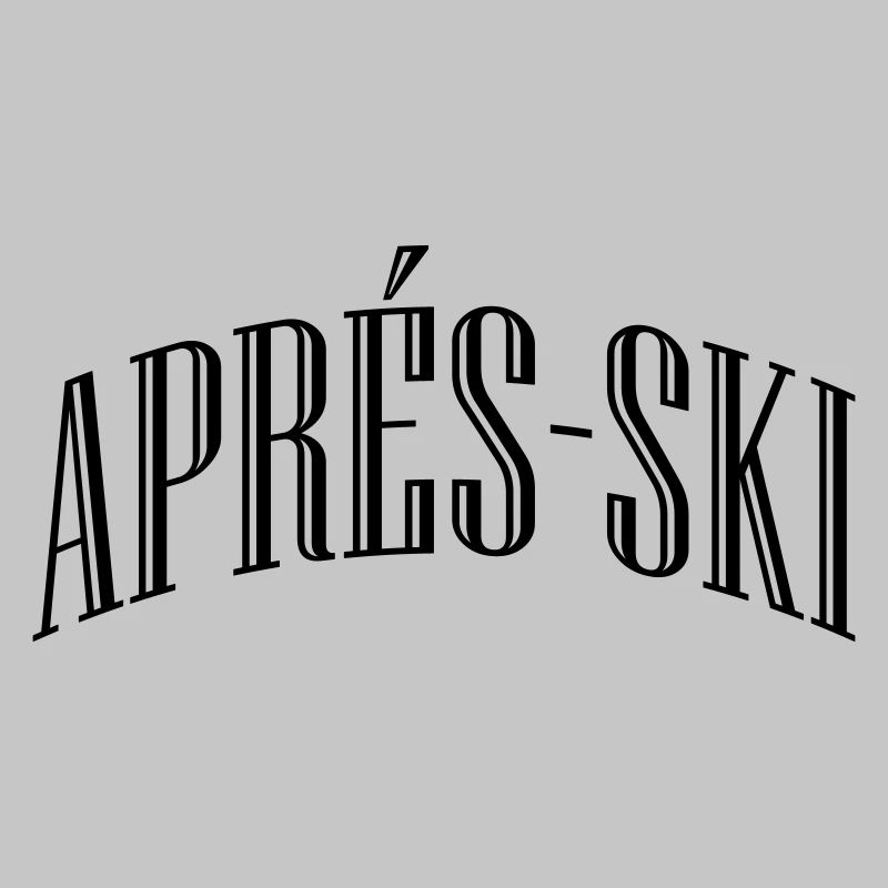 Après-ski lettering