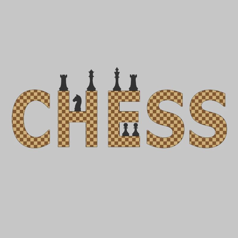 Echecs à la silhouette contrastée