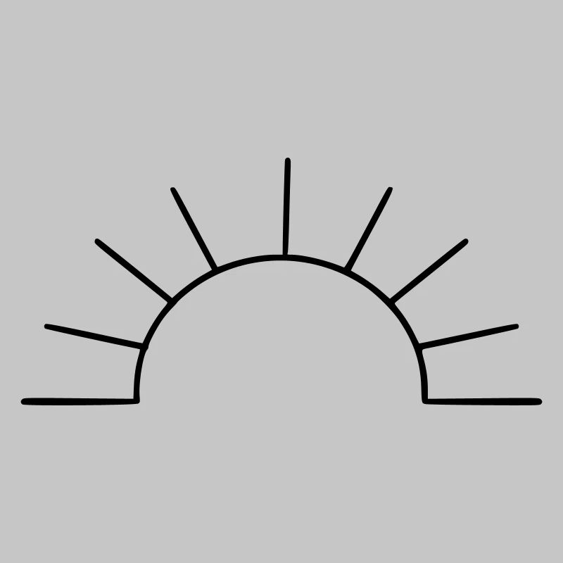 schlichte Sonne