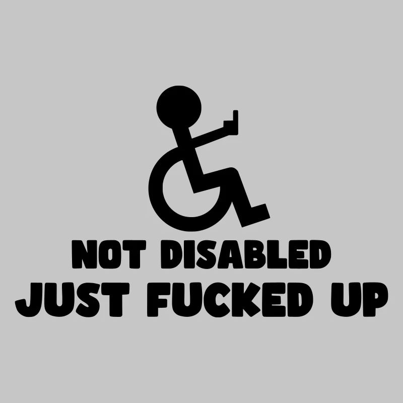 Pas handicapé, juste complètement perdu ! #