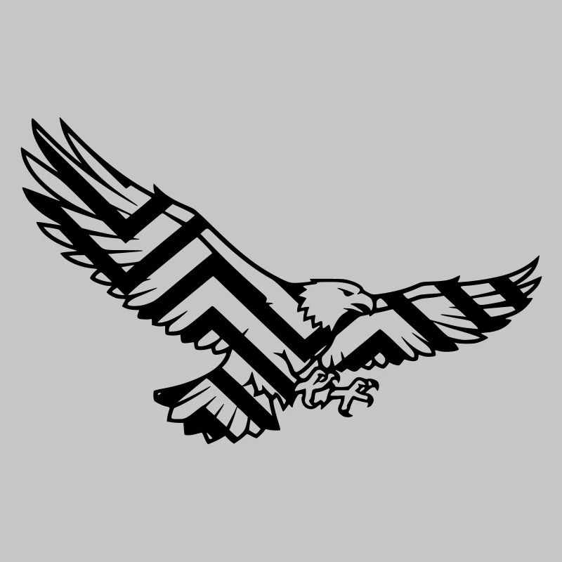 Eagle Geometric Polygon Logo