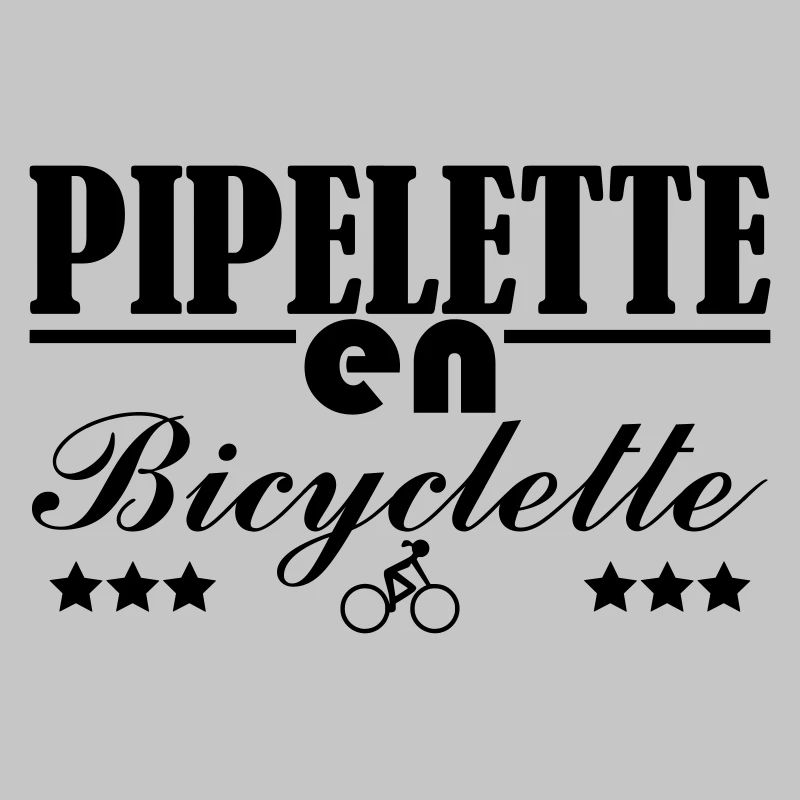 Pipelette en bicyclette