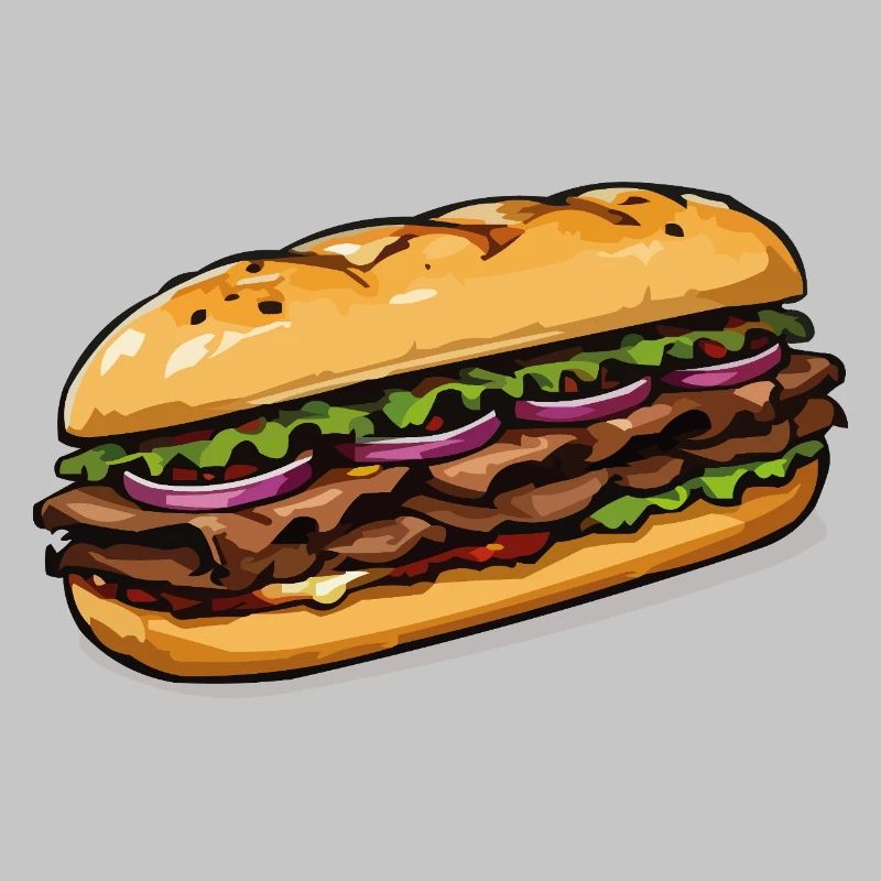 Illustration de sandwich