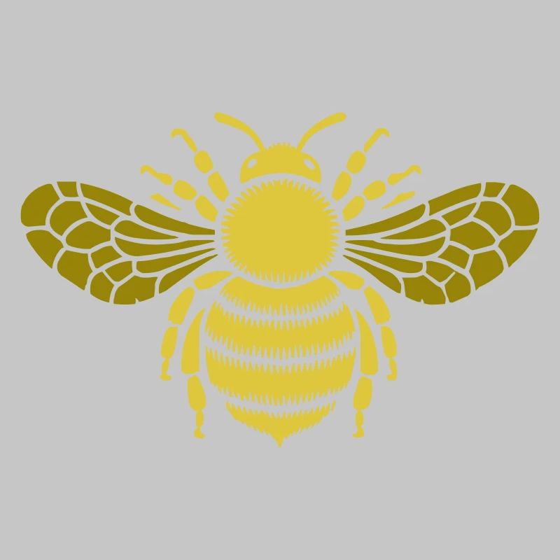 Golden Bee Pattern