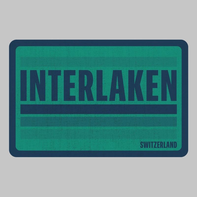 Interlaken Retro Abzeichen