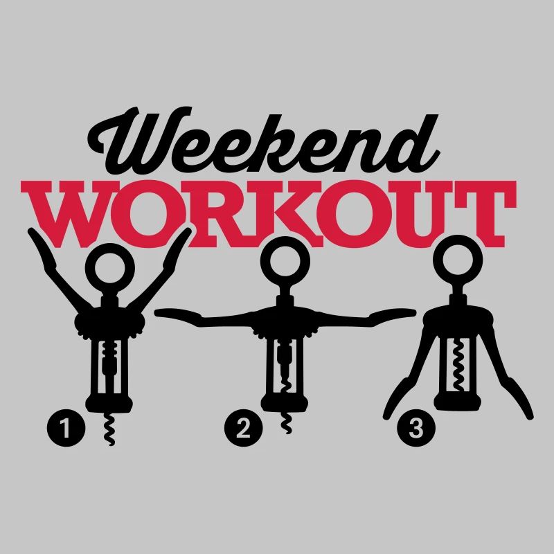 Weekend workout corkscrew