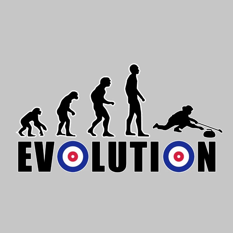 EVOLUTION CURLING Eisstockschießen Geschenk Winter