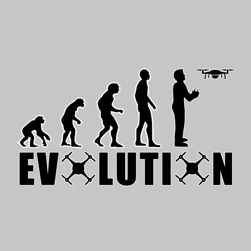 EVOLUTION DROHNE Geschenk Bodenpilot Fliegen