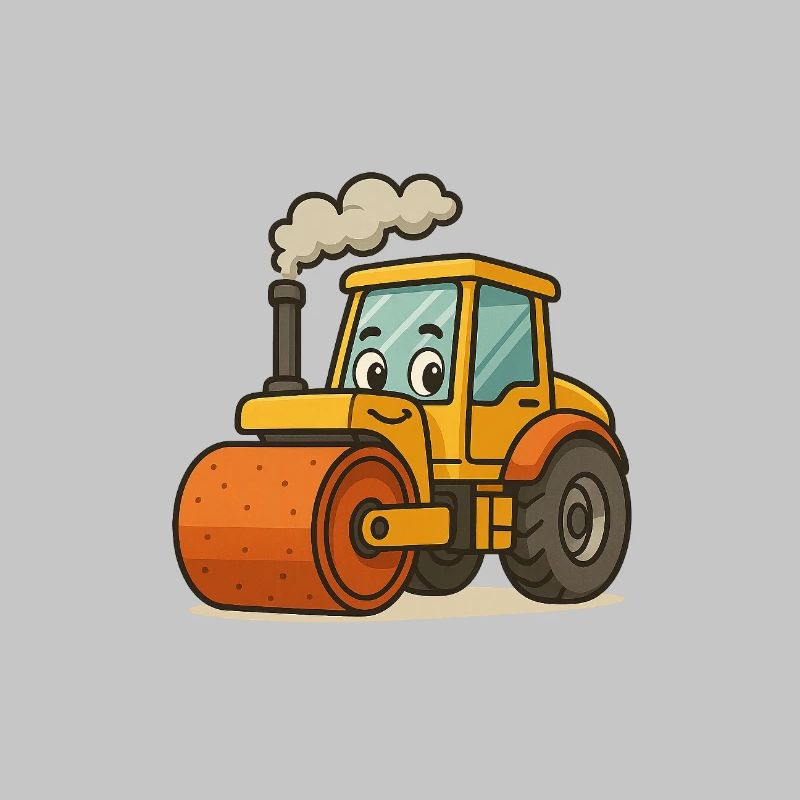 Classic excavator with steam engine
