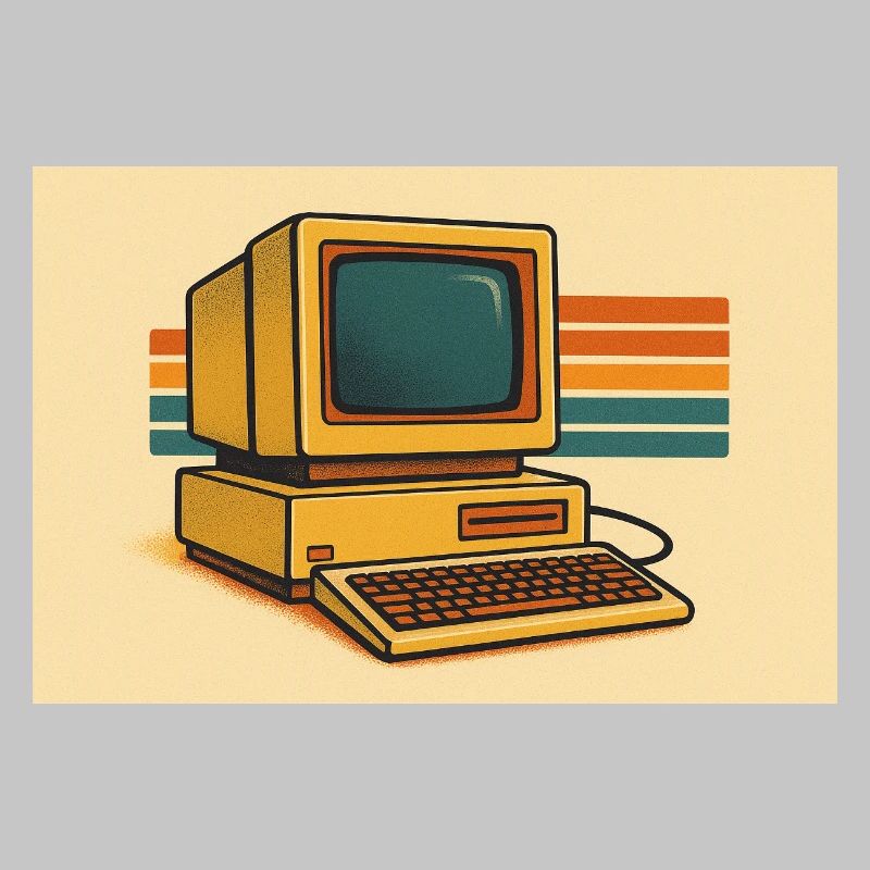 Retro Computer 80s