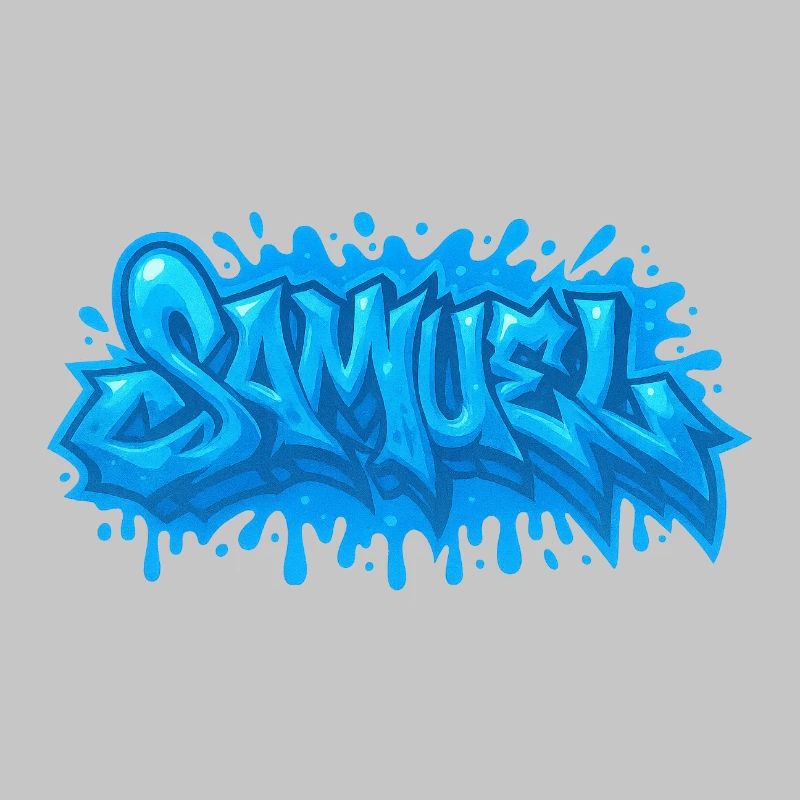 Graffiti Samuel Name Gift Ideal Printable