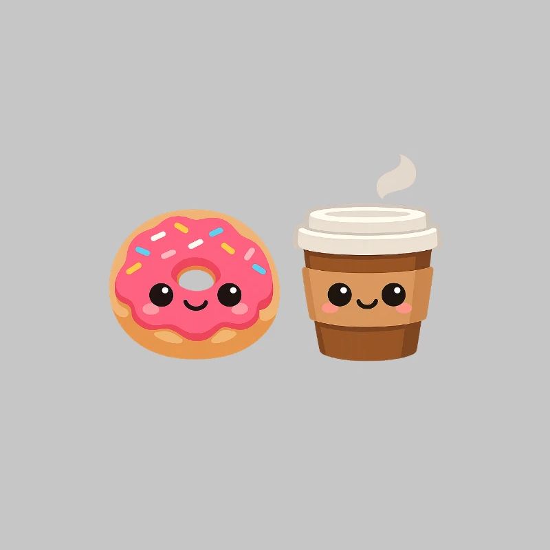 Donut- und Kaffeefreunde
