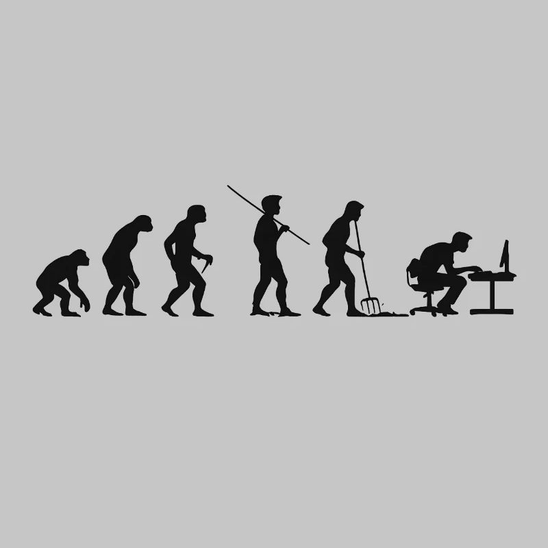 Programmierer Computerfreak Evolution