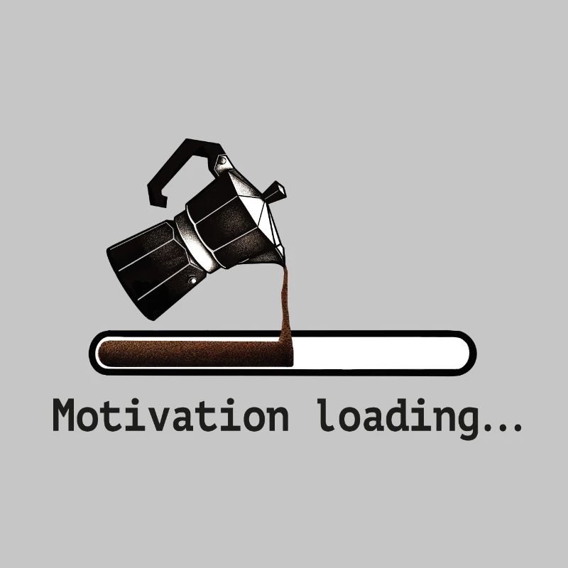 Kaffee kaffeekanne motivation loading