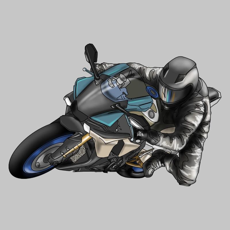 Adrénaline Conception de course de moto