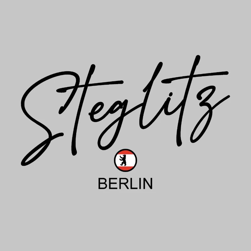 Steglitz - Berlin Flag - Berlin Bear