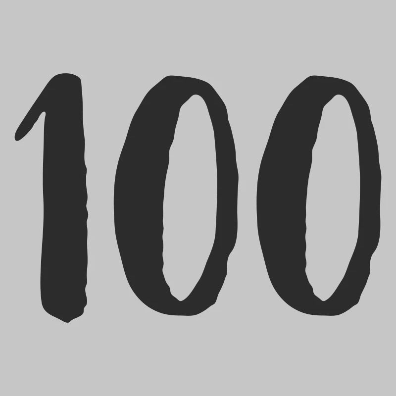 100 Handgezeichnet
