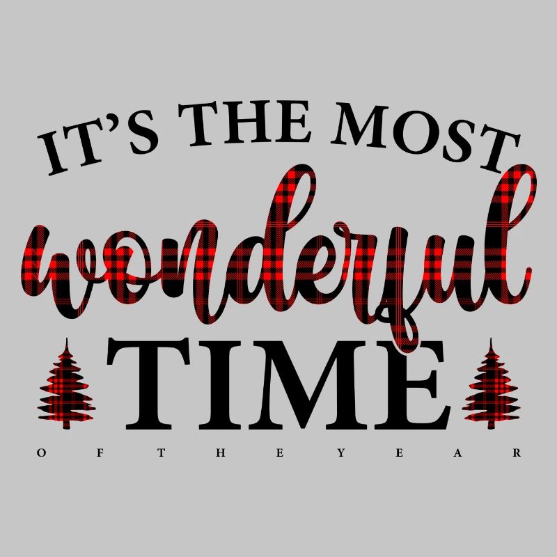 Crimson Plaid Script on Black