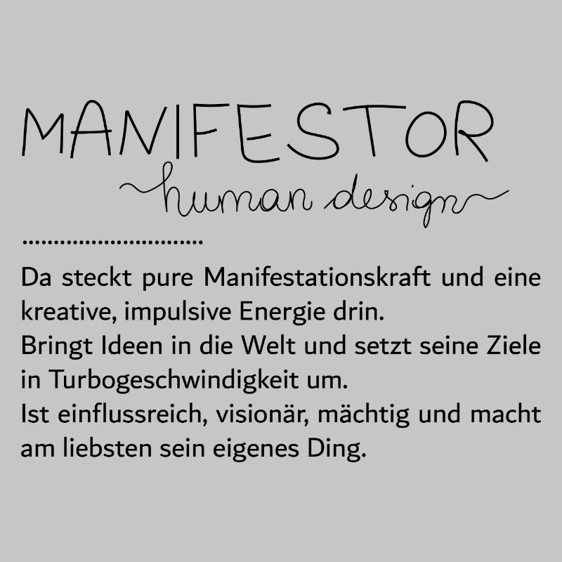 Ich bin ein Manifestor
