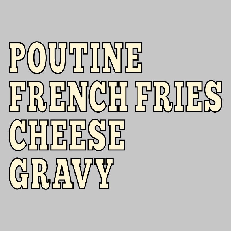Poutine de restauration rapide canadienne