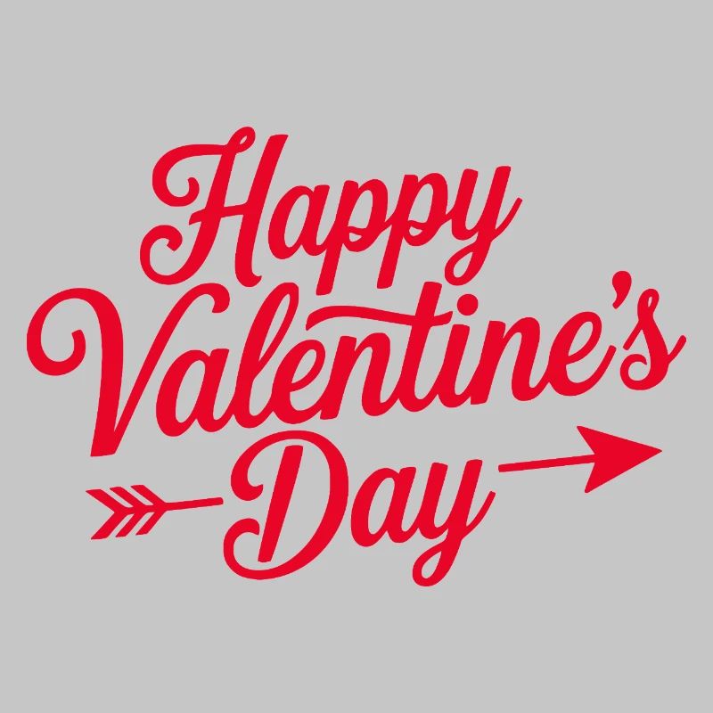 Valentine Script Heart Arrow