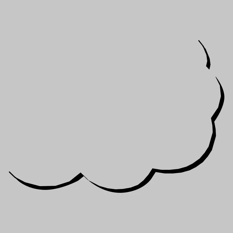 speech balloon | half speech bubble | Cloud | Cloud