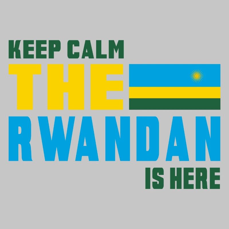 Keep Calm Ruanda Flaggen Design