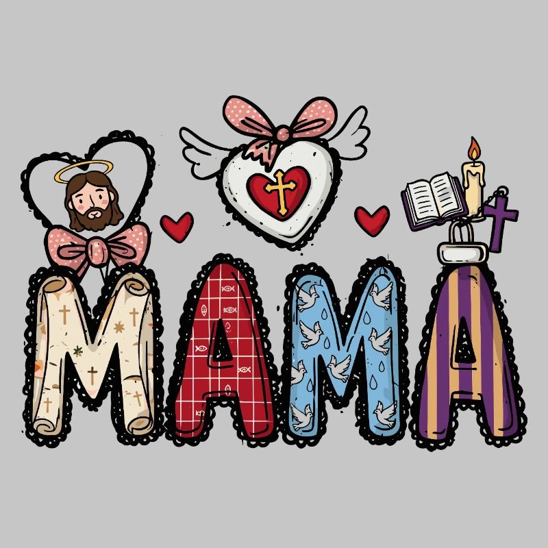 Glaubevolle Mama Herzkunst