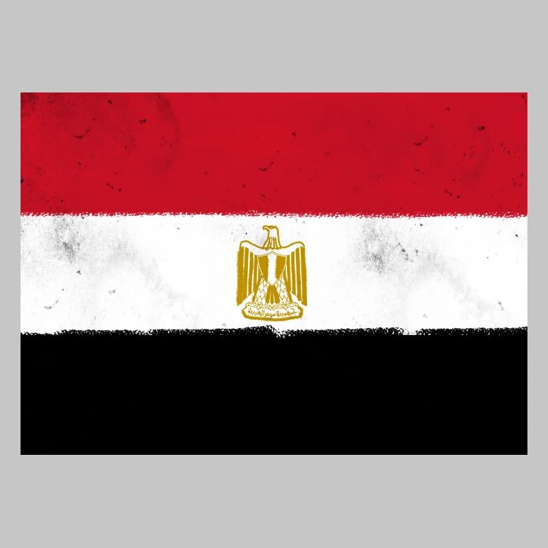 Drapeau de l’Égypte – Terre des Pharaons