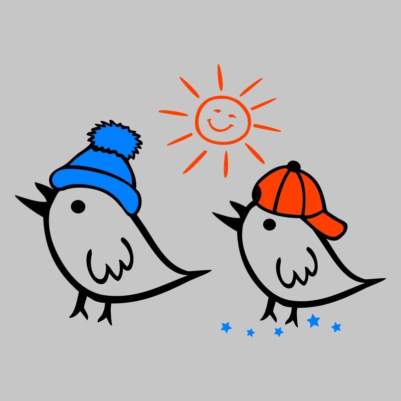 Sparrow, Sun, Spring