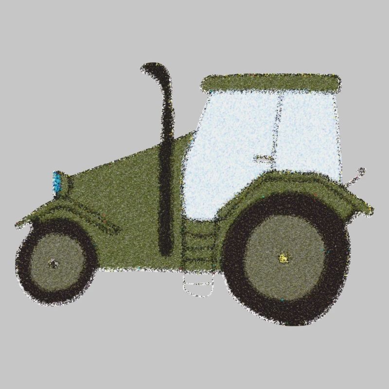 Tractor Oldtimer Impressionism