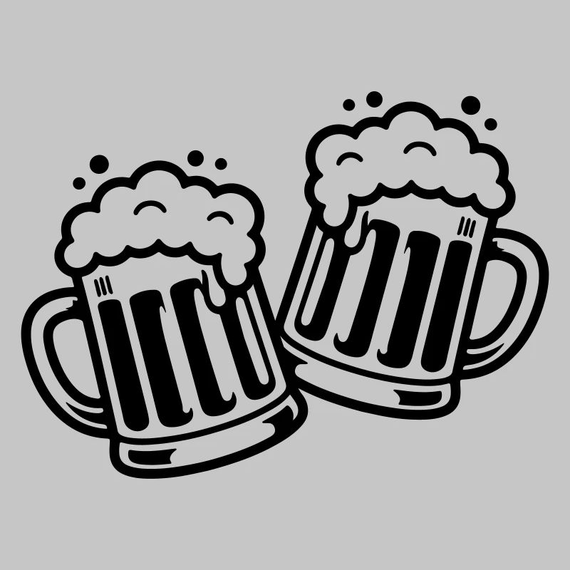 Bierkrug Prost Comic Bier