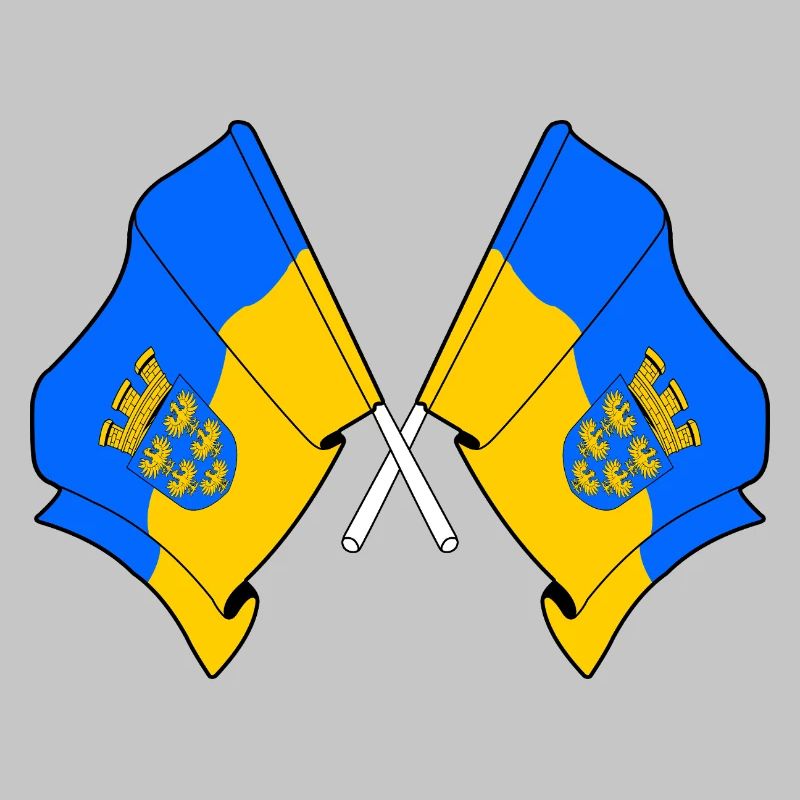 Drapeaux croisés de Basse-Autriche