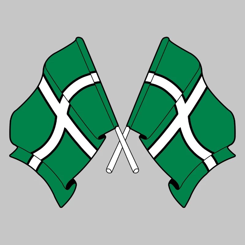 Devon Crossed Flags