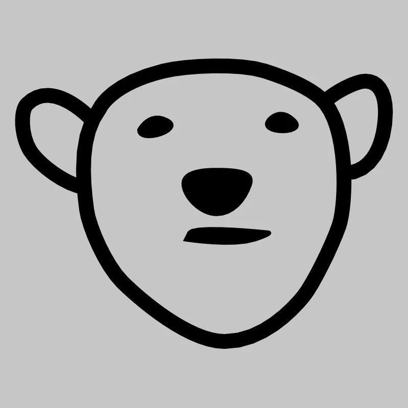Eisbär Kopf