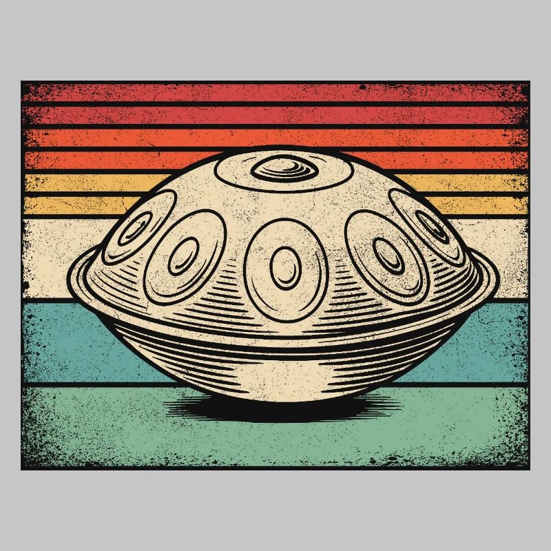 Handpan Hang Drum Retro