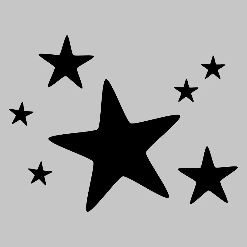 Sternengruppe einfarbig