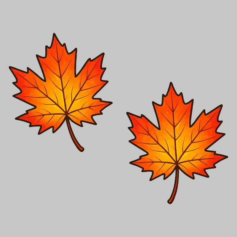 Illustration de feuilles d’érable d’automne