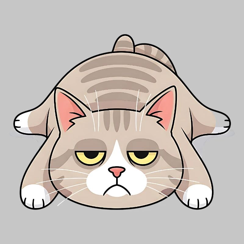 Grimmige Langschläfer-Katze Morgenmuffel