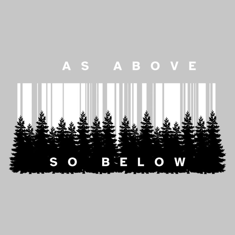 Comme ci-dessus, ainsi en dessous du code-barres forêt