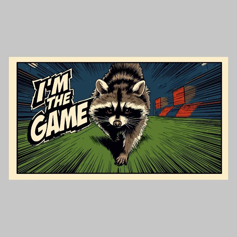 Ich bin das Game Waschbär