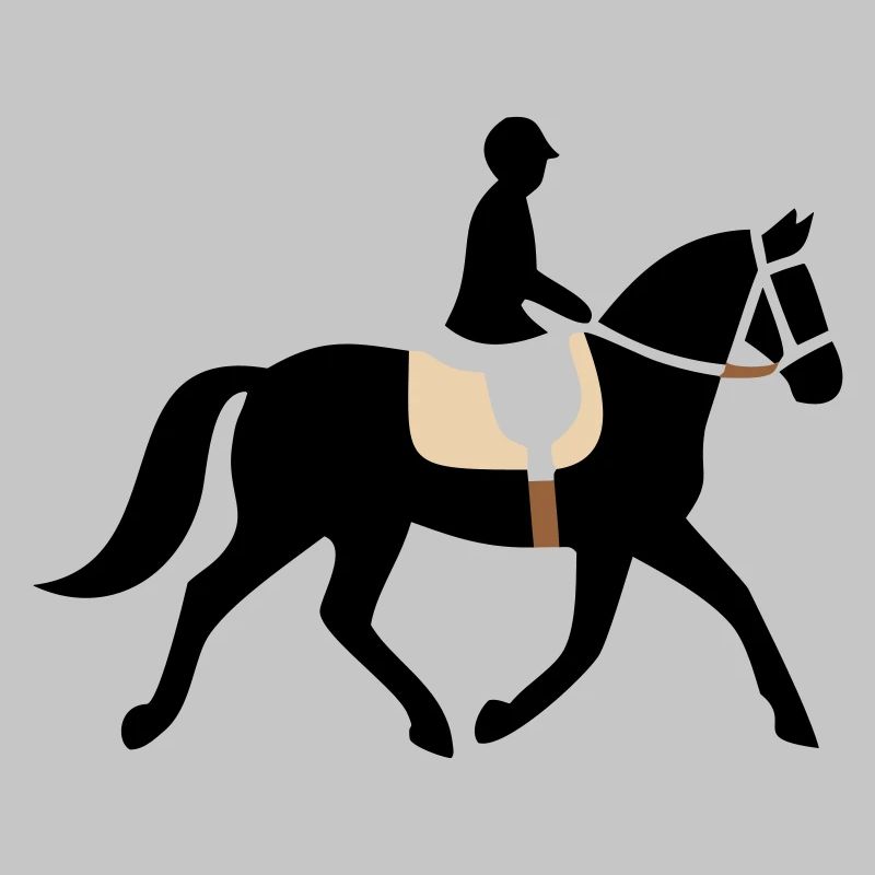 Logo de la silhouette du cavalier