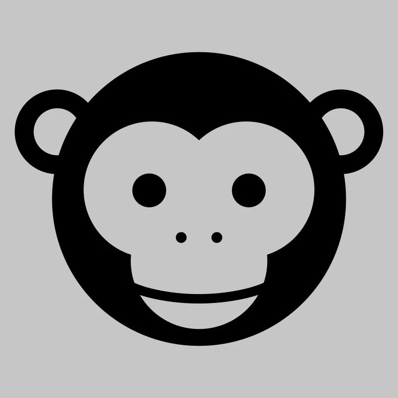 Monkey Head – Cute Monkey Face Cartoon