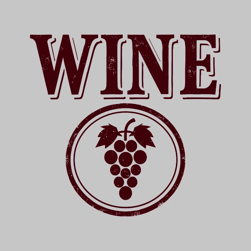 WINE Trauben Emblem