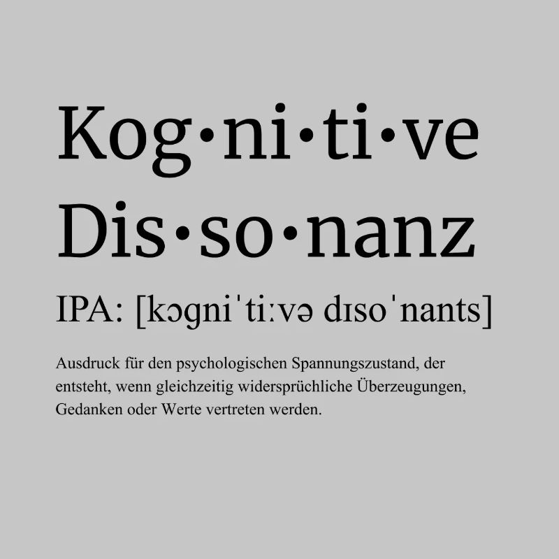 Kognitive-Dissonanz